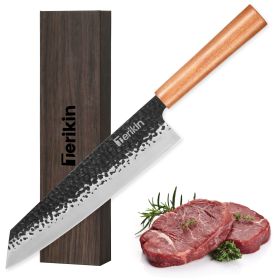 Professional Kiritsuke Santoku Chef Knife, 9 Inch Japanese Chef Knife, German High Carbon Stainless Steel EN1.4116 Chef Knife Meat & Sushi Knife (Option: Kiritsuke knife)